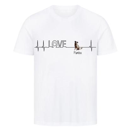 Personalisiertes T-Shirt - Herzschlag
