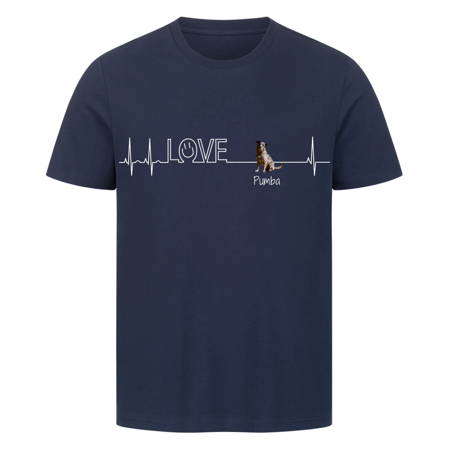 Personalisiertes T-Shirt - Herzschlag