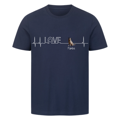 Personalisiertes T-Shirt - Herzschlag