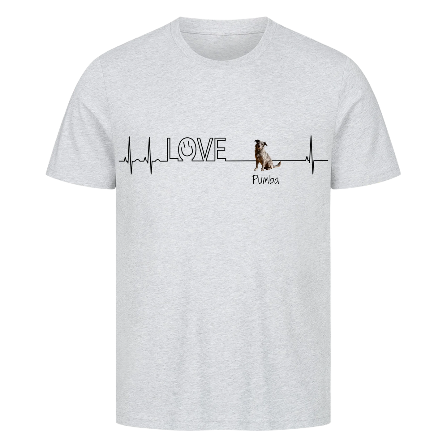 Personalisiertes T-Shirt - Herzschlag