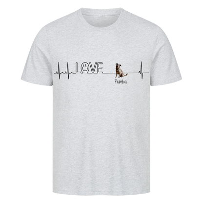 Personalisiertes T-Shirt - Herzschlag