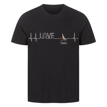 Personalisiertes T-Shirt - Herzschlag