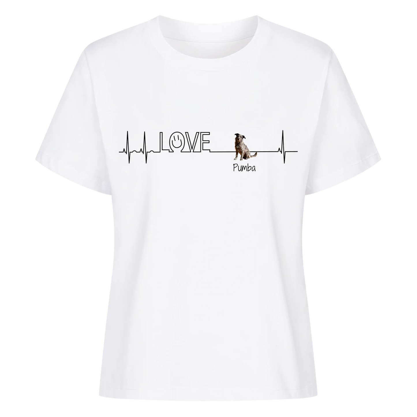Personalisiertes T-Shirt - Herzschlag