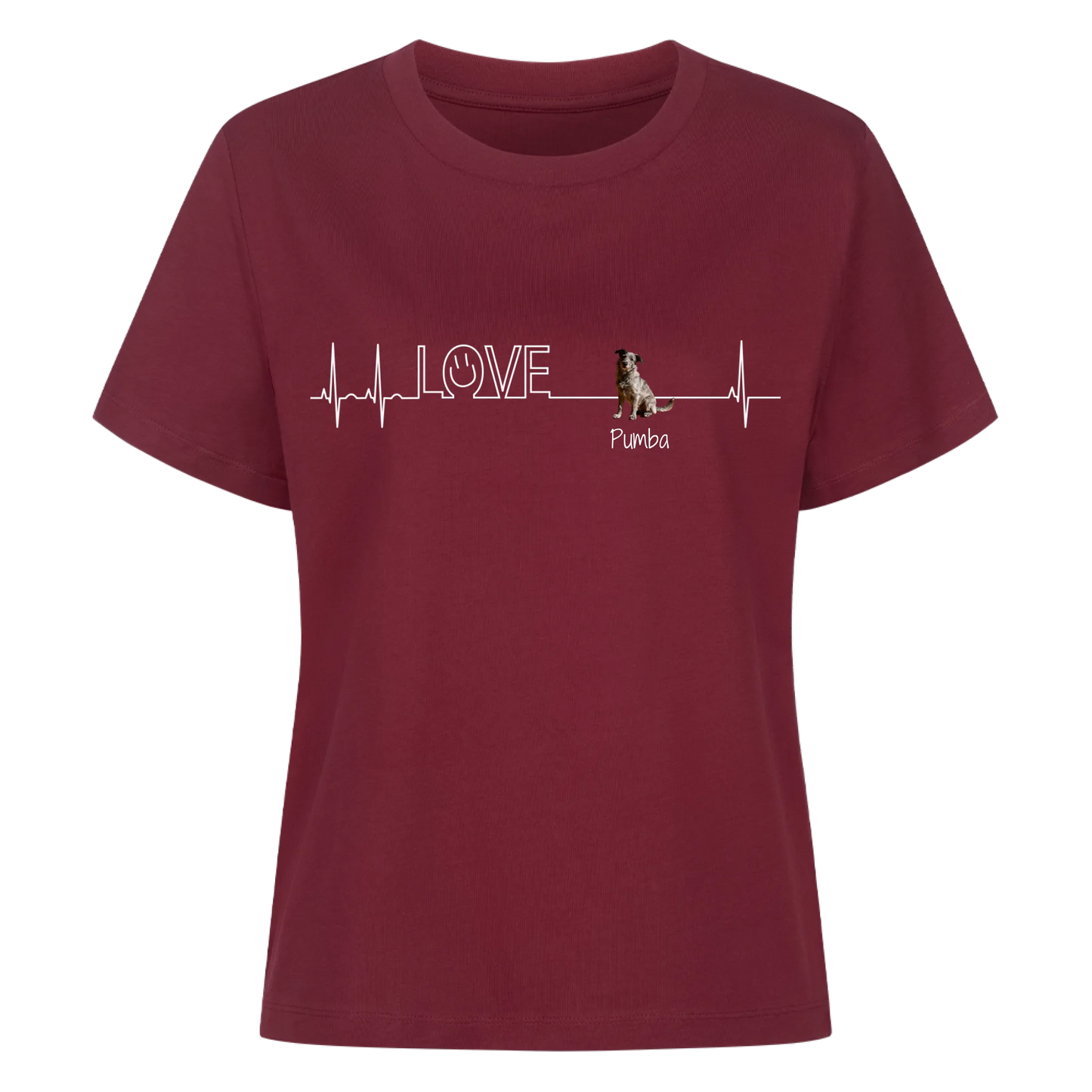 Personalisiertes T-Shirt - Herzschlag