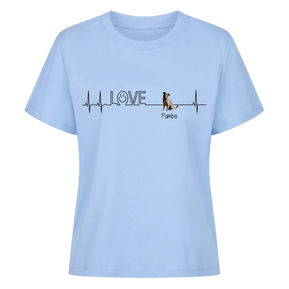 Personalisiertes T-Shirt - Herzschlag