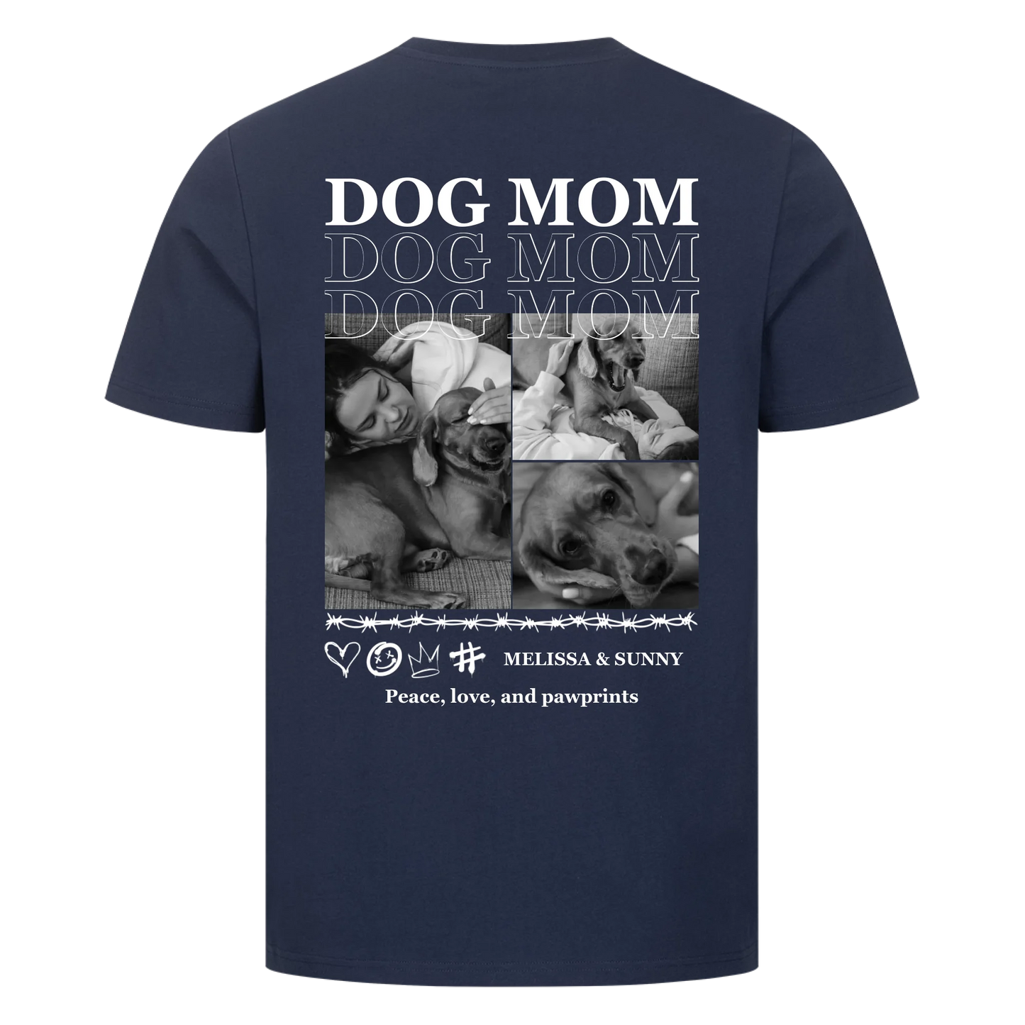 Personalisiertes T-Shirt - Mom/Dad V2