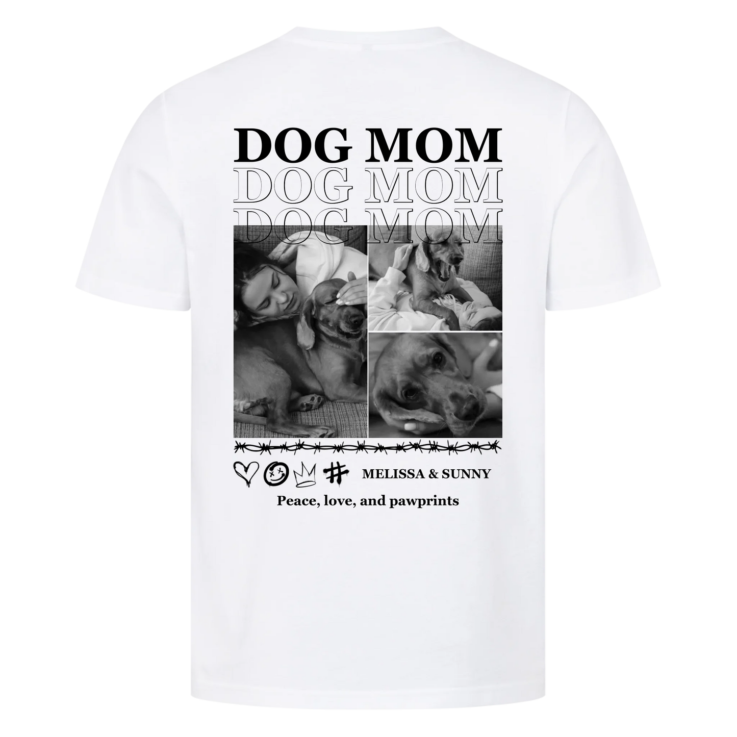 Personalisiertes T-Shirt - Mom/Dad V2