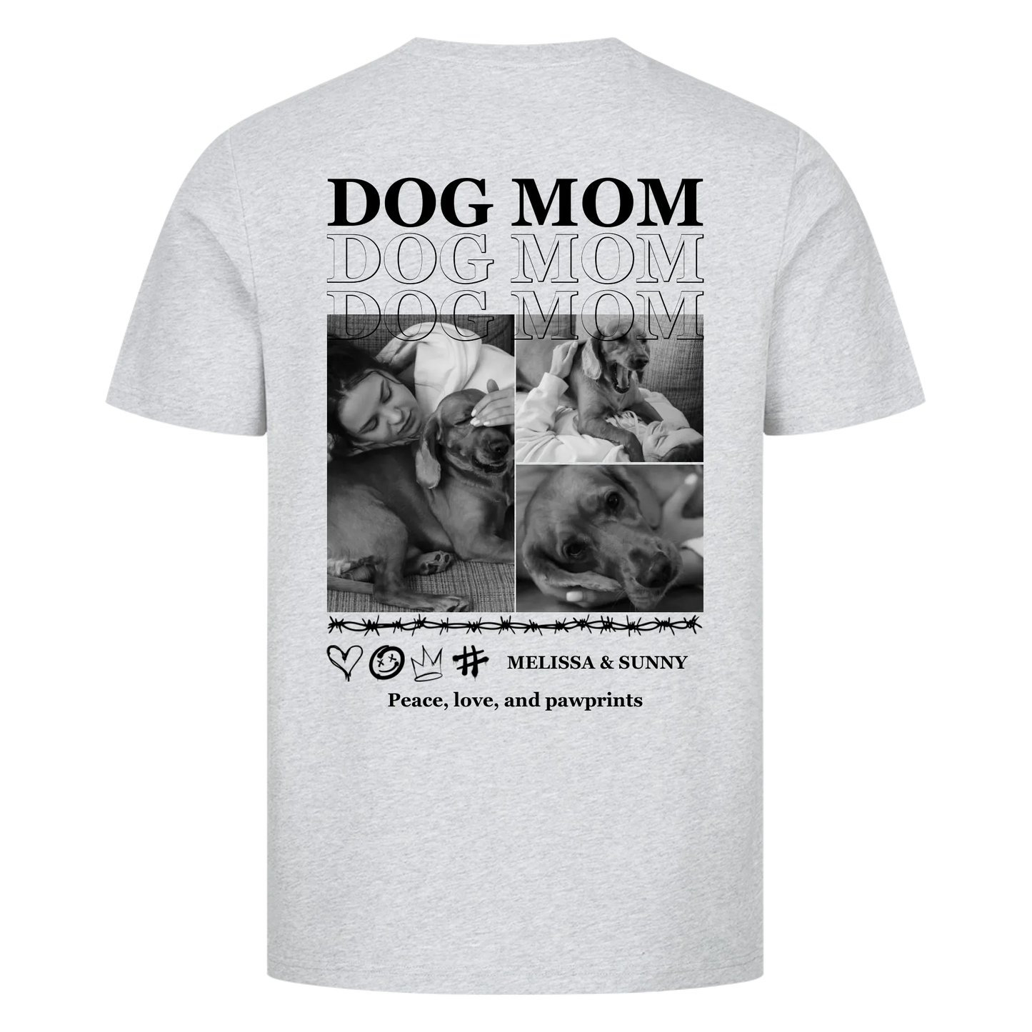 Personalisiertes T-Shirt - Mom/Dad V2
