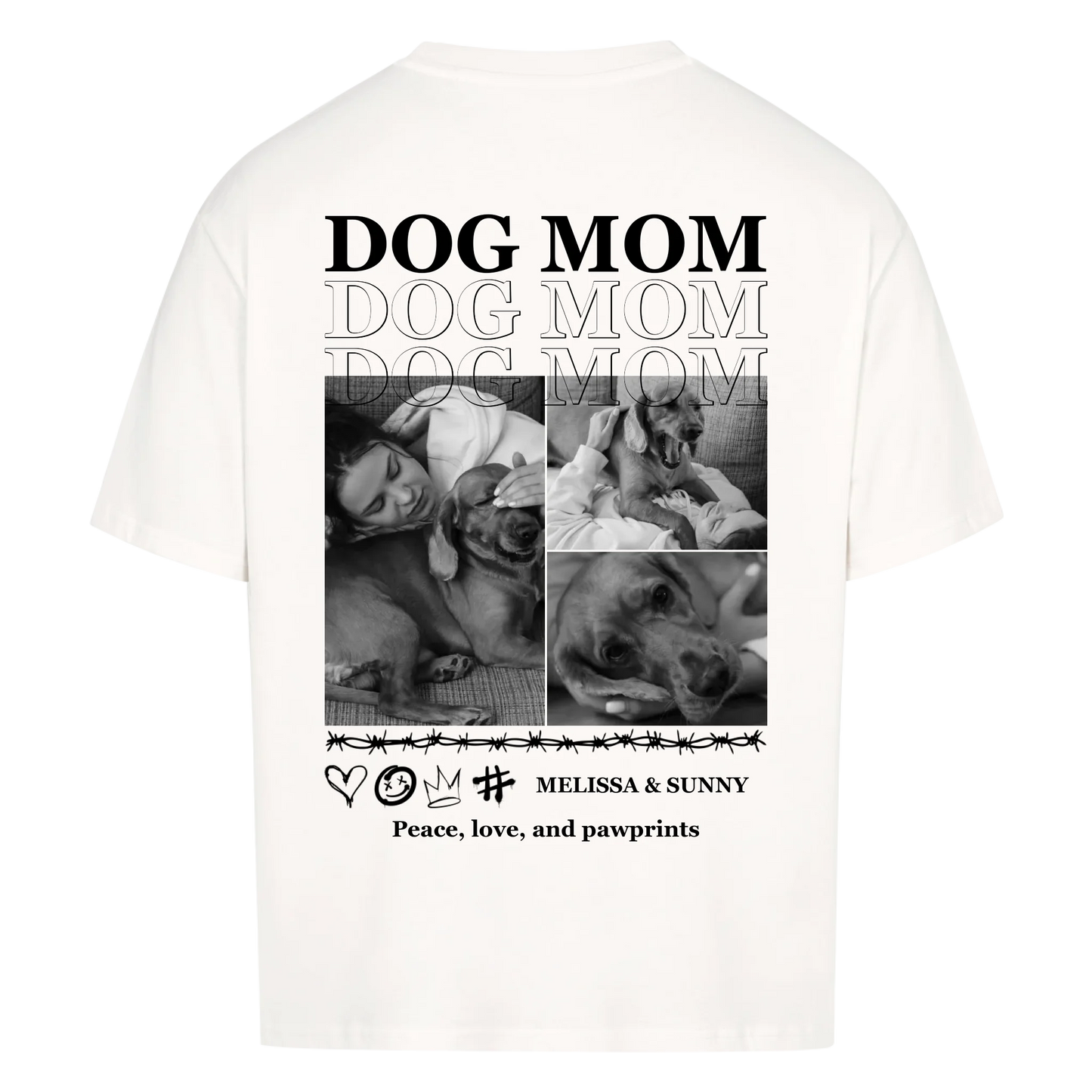 Personalisiertes T-Shirt - Mom/Dad V2