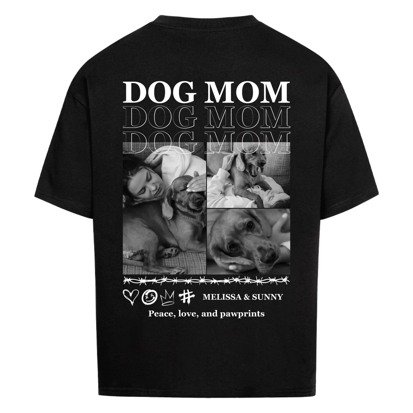 Personalisiertes T-Shirt - Mom/Dad V2