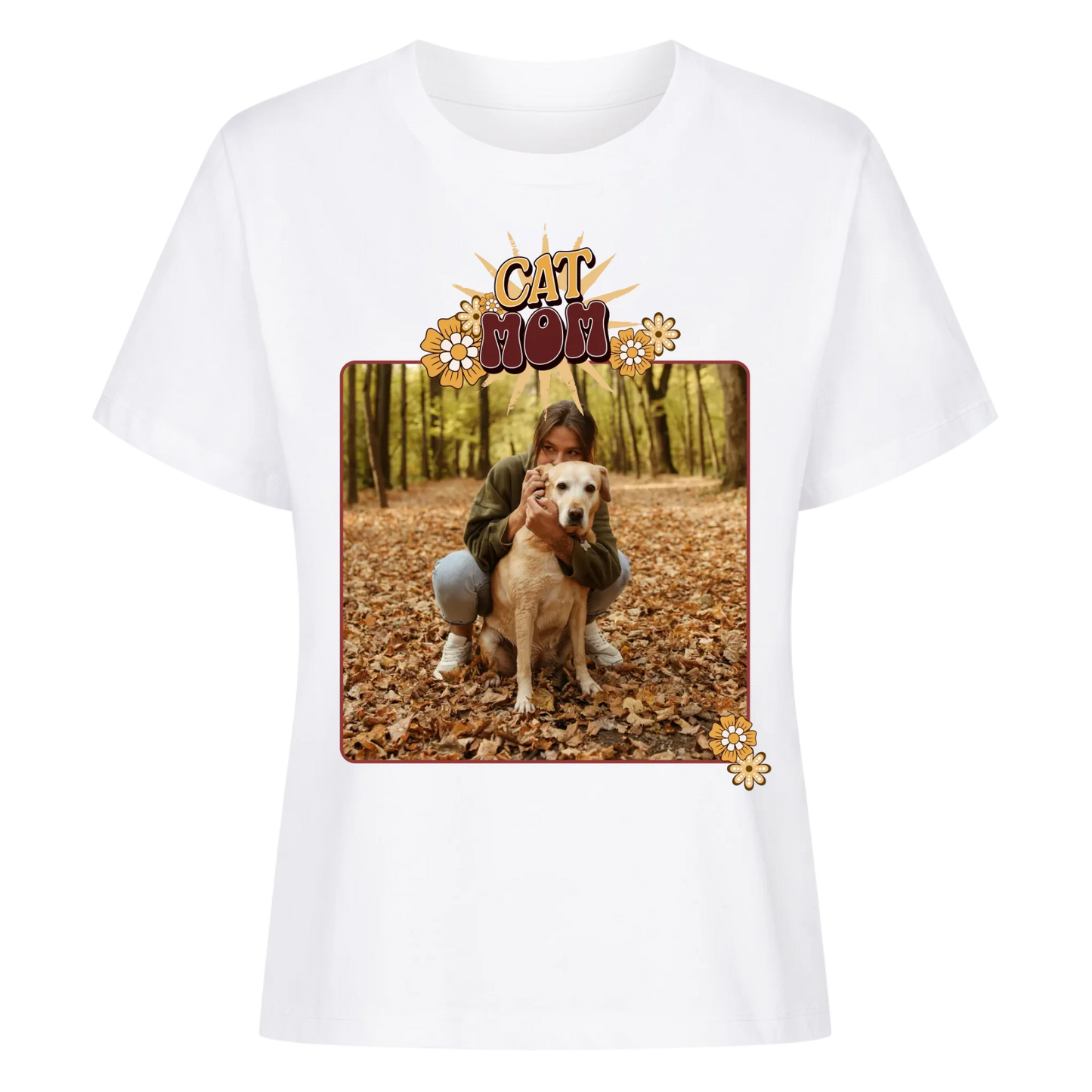 Personalisiertes T-Shirt - Flower Power