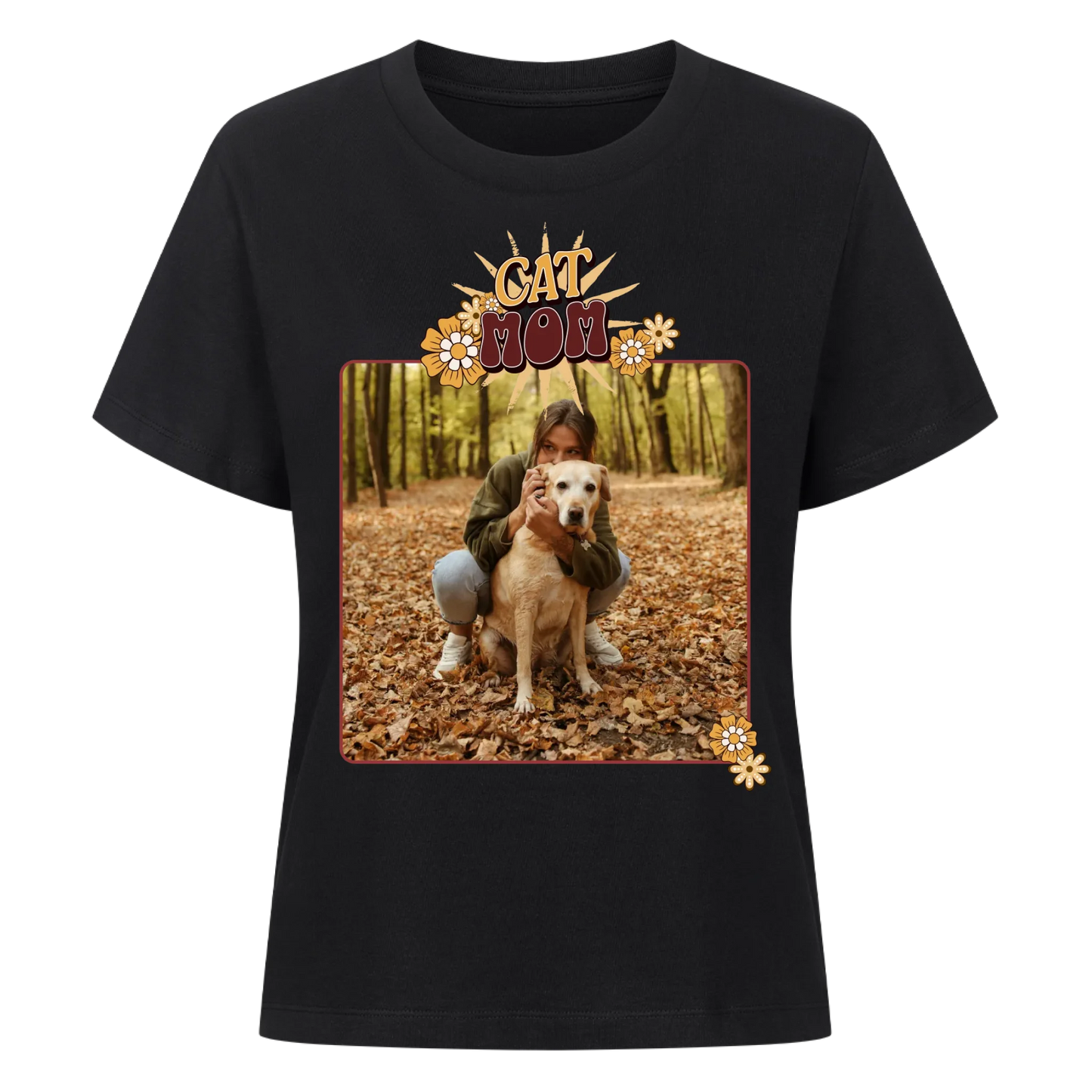 Personalisiertes T-Shirt - Flower Power