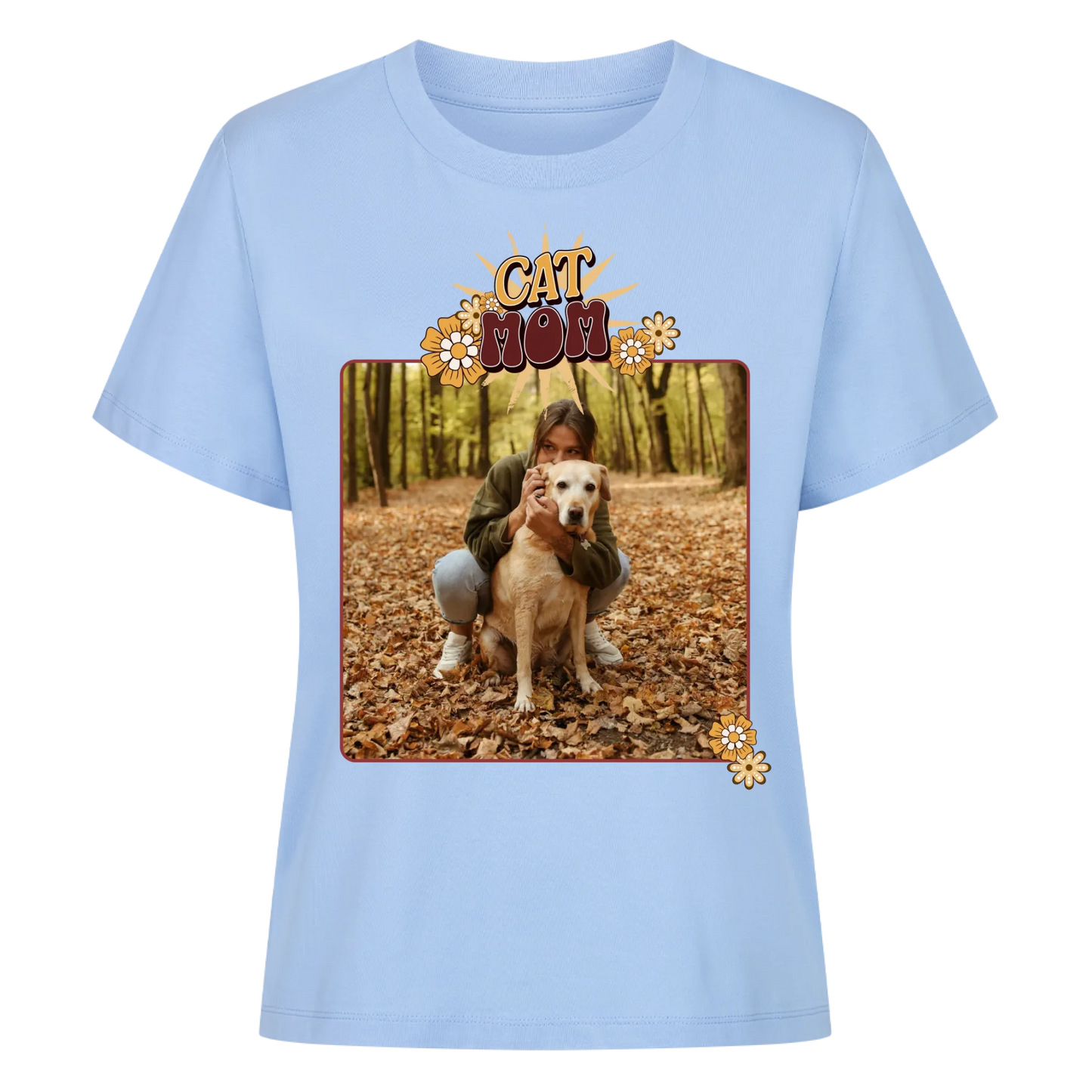 Personalisiertes T-Shirt - Flower Power
