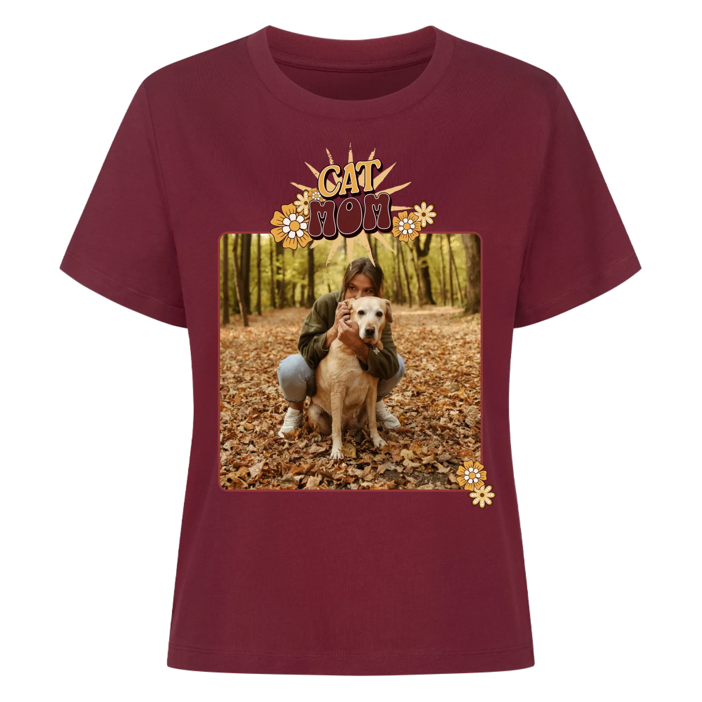 Personalisiertes T-Shirt - Flower Power
