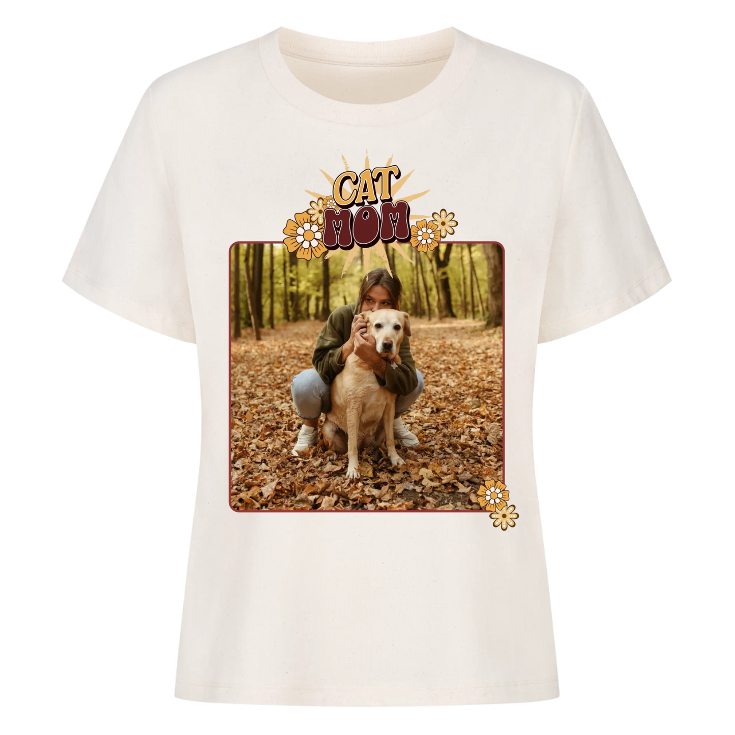 Personalisiertes T-Shirt - Flower Power
