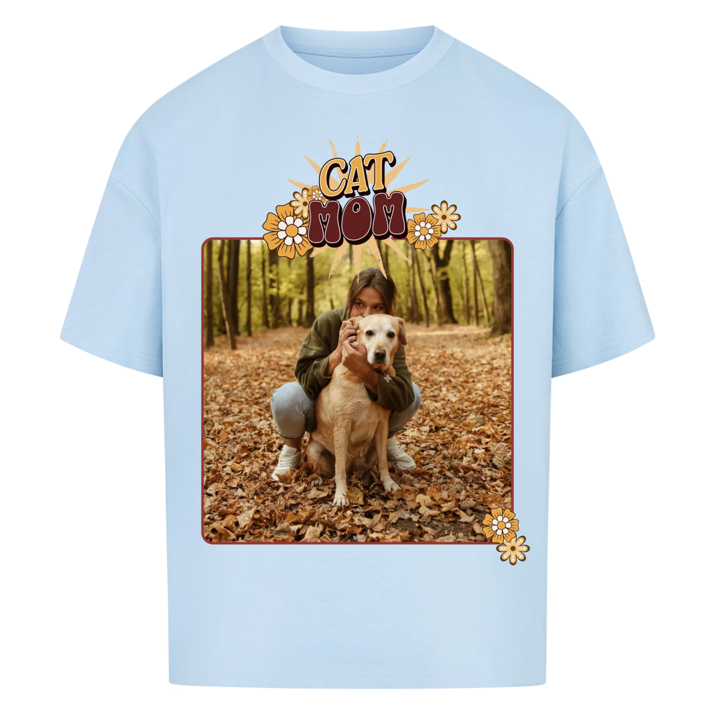 Personalisiertes T-Shirt - Flower Power