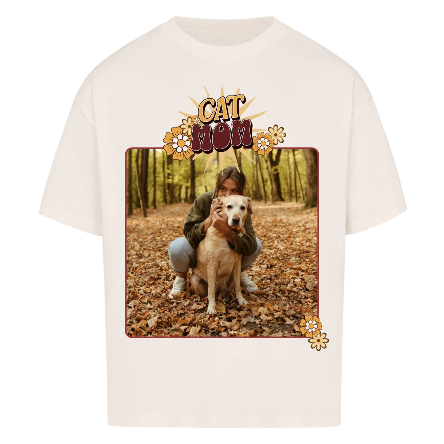 Personalisiertes T-Shirt - Flower Power