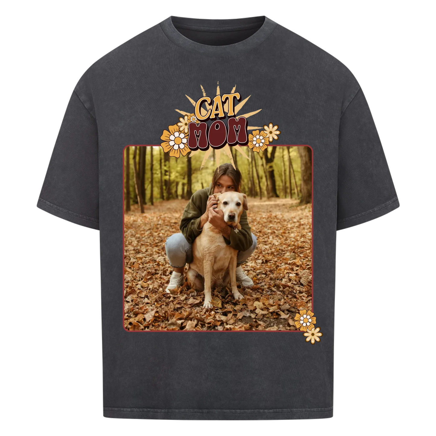 Personalisiertes T-Shirt - Flower Power