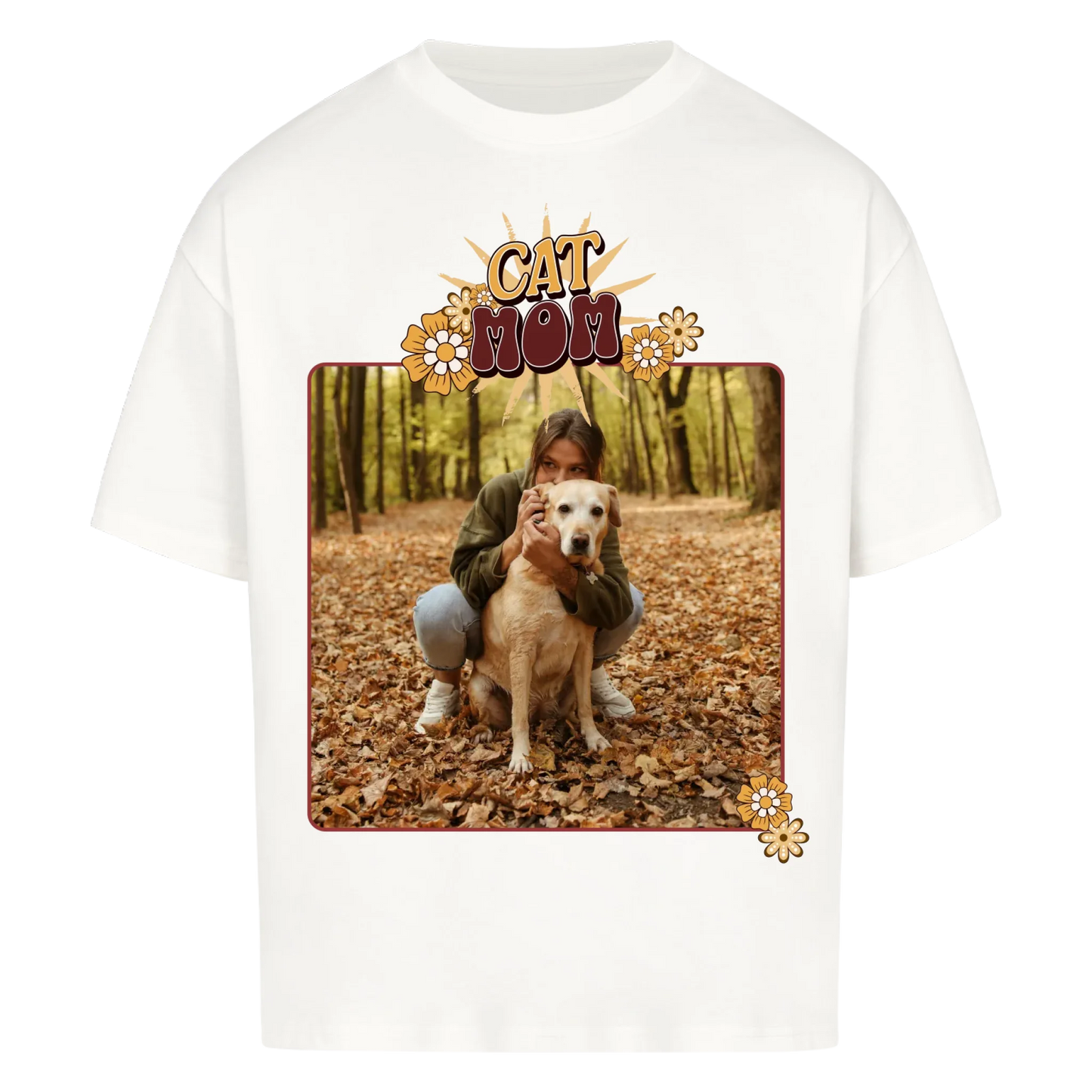 Personalisiertes T-Shirt - Flower Power