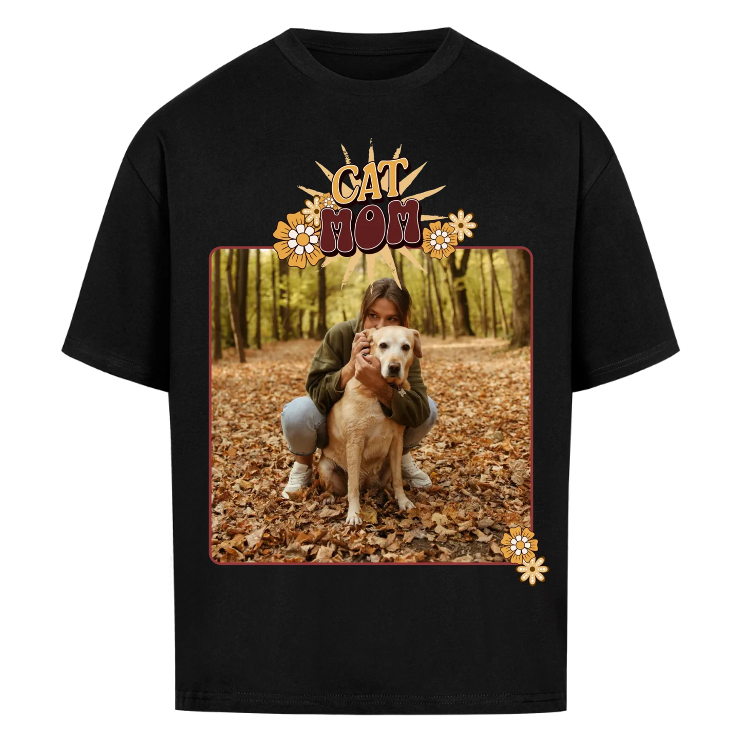 Personalisiertes T-Shirt - Flower Power