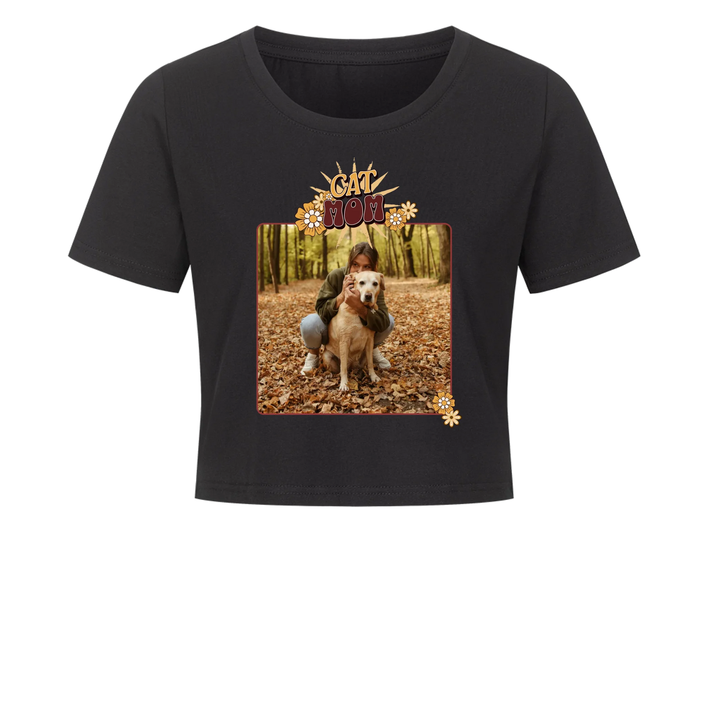 Personalisiertes T-Shirt - Flower Power