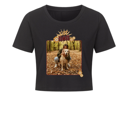 Personalisiertes T-Shirt - Flower Power